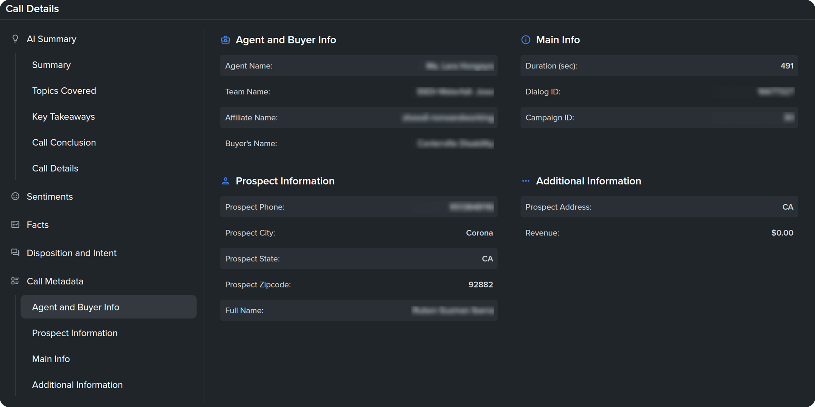AI-powered facts extraction showing customizable prompts