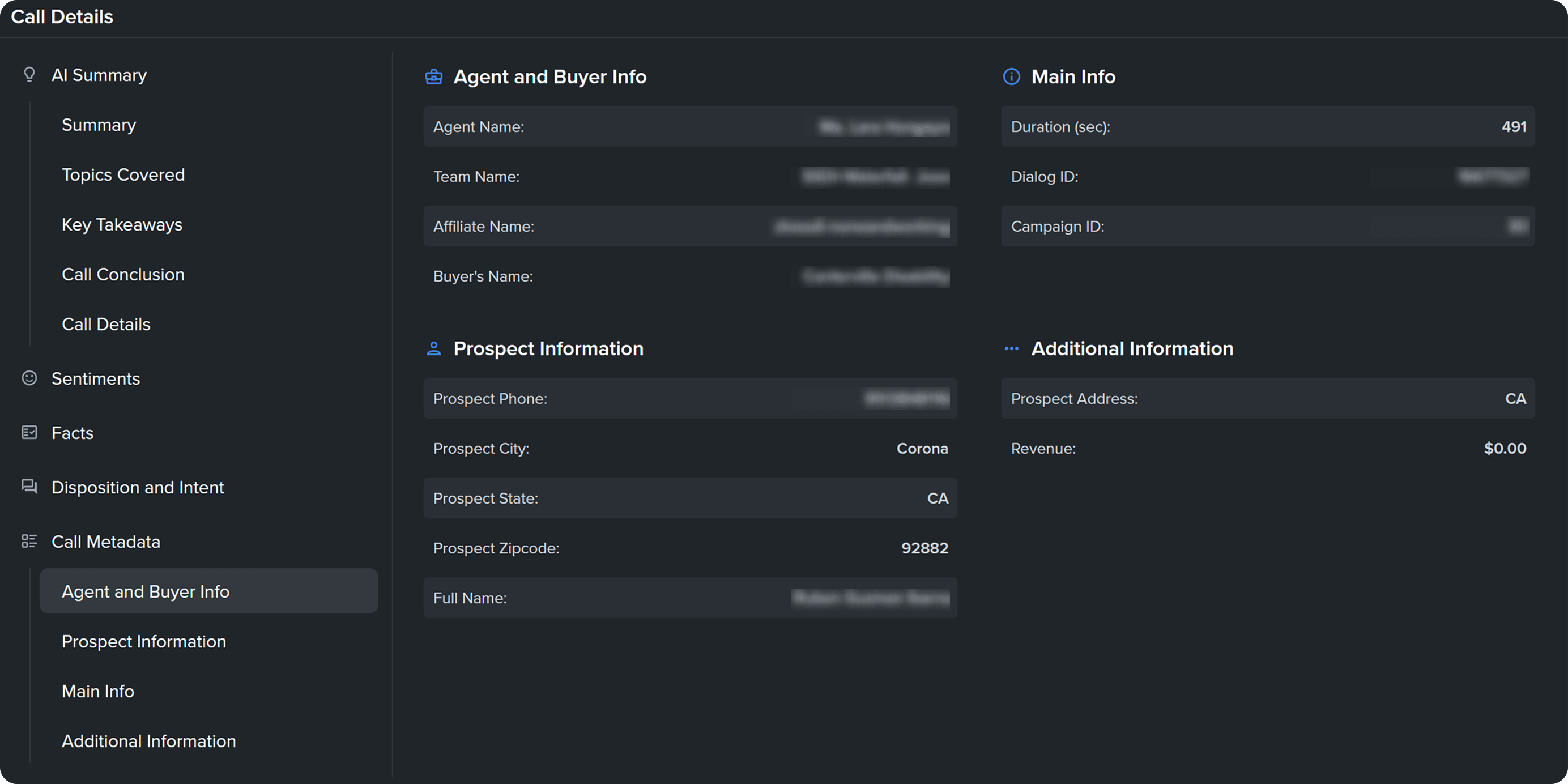 AI-powered facts extraction showing customizable prompts